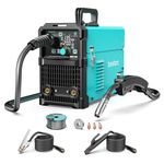 bestarc MIG Welder, MIG145 135Amps Gasless Flux Core MIG/Lift TIG/Stick 3 in 1 MIG Welding Machine, MIG Welder 110V Single Phase with Digital Screen Display