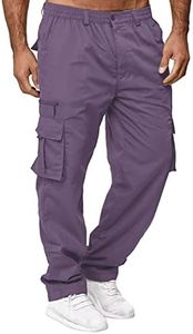 Cargo Pants Men Casual Lightweight Cargo Jogger Multi Pockets Trouser Soft Work 3XL