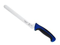 Mercer Culinary M22418BL Millennia Offset Bread Knife with Wavy Edge, Blue, 8-Inch