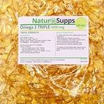 Natur Supps Omega 3 Fish Oil - 2000mg (2 Capsule Serving), Pack of 365 1000mg Softgel Capsules, Pure Fish Oil Giving 660mg EPA & 440mg DHA per Serving