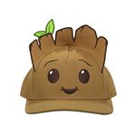 Marvel Groot Big Face Snapback Hat