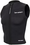 Lemorecn Men Wetsuits Top Premium Neoprene 3mm Zipper Diving Vest (2095,2XL)