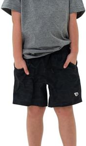 Burlebo Youth Athletic Short - Black Camo