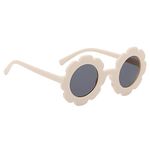 BEMBIKA Fashionable Sunglasses For Kids Baby Girls And Baby Boys, Stylish Eyewear For Kids Flower Design Glasses For Kids Fancy Style Goggles � (Flower White)