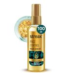 Streax Frizz Control Hair Serum for Dry Frizzy Hair- 100 ml, 72hrs Frizz Free Hair, For Women & Men, With Bio – Elixir, 84% Frizz Reduction & 11X smoothness
