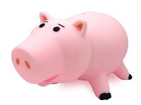 Hamm Piggy Bank Cute Pink Pig Money Box Plastic Saving Coin Box with Color Package Money Bank Great Gift Toy for Kid Children Girls Boys