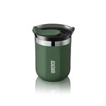 WACACO Octaroma Classico Vacuum Insulated Coffee Mug, Double-Wall Stainless Steel Travel Tumbler with Drinking Lid, 6 fl oz (180ml), Green