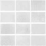 BELLE VOUS 12 Pack Plastic Embossing Fondant Icing Chocolate Cake Mould Set - Floral, Paisley and Circle Designs - Clear 3D Decorating Embossed Mold Set for Sugar Candy, Decor, Jelly & DIY Baking