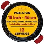 Paelluxe 18 Inch Paella Pan 12 Serv