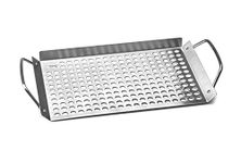 Outset Grill Tray, Stainless Steel, 7" x 11" with Handles