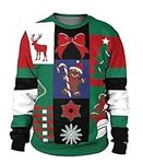 Colorful House Unisex Ugly Christma