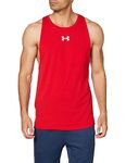 Under Armour Men's UA Baseline Cotton Tank, Sports Top for Men, Quick-Drying Running Top, Men's Basketball Tank Top