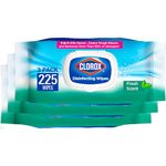 Clorox Disinfecting Bleach Free Cleaning Wipes, 75 Wipes, Pack of 3 (Packaging May Vary)