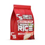Complete Strength Cream of Rice Strawberry Cheescake - High Carbohydrate Cream of Rice Nutrition Supplement. Perfect for Breakfast & Snacks, Easy to Digest, Low in Sugar. 2000g - 80 Servings