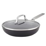 KitchenAid Hard Anodized Induction Nonstick Fry Pan/Skillet with Lid, 10 Inch, Matte Black