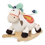 B. toys – Rocking Horse – Comfy Seat & Hardwood Rockers – Developmental Toy for Active Play – Sturdy & Durable – 18 Months + – Rodeo Rocker - Spotty