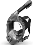 Full Face Snorkel Mask- Snorkeling Gear for Adults with Safe Dry Top Breathing System, 2025 Latest Foldable Panoramic View Snorkeling Mask for Men and Women, Anti Fog Anti Leak
