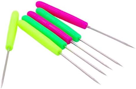 Grosun 6 Pieces Cookie Scribe Tool Sugar Stir Needle Scriber Needle Cookie Decorating Tools, DIY Baking Pin Whisk Stainless Steel Needle Biscuit Icing Pin