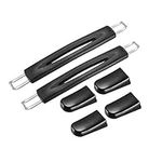 uxcell Luggage Handle, 197mm Long Strap Grip Replacement for Suitcase Case Black 2Pcs