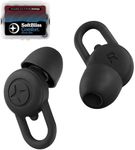 SoftBliss Ear Plugs for Sleeping – Not Earbuds, Super Soft Sleep Earplugs, Reusable, Reduce Noise, Block Intrusive Sounds, for All Ears (Black)