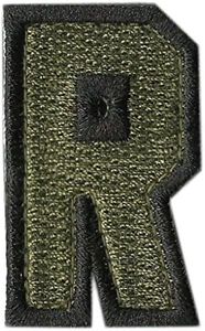 Gadsden and Culpeper Tactical Letter Patches - Olive - R