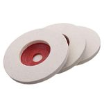 Generic 3pcs 100mm 4 Inch Wool Buffing Angle Grinder Wheel Felt Polishing Disc Pad Polishing Wheel