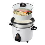 Aroma Housewares ARC-360-NGP 20-Cup Pot-Style Rice Cooker & Food Steamer, White