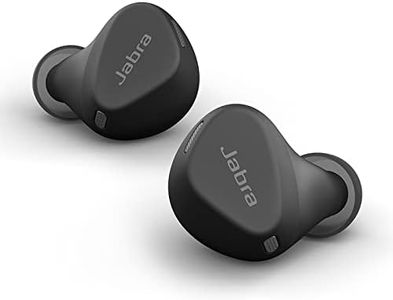 Jabra Elite 4 Active in-Ear Bluetooth Earbuds – True Wireless Earbuds with Secure Active Fit, 4 Built-in Microphones, Active Noise Cancellation and Adjustable HearThrough Technology – Black