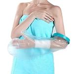 Fasola Cast Cover Arm Waterproof for Shower, Adult Plaster Hand Sleeve Dressing Protector for Broken Wrist, Elbow, Fingers Wound, Burns, Reusable Cast Bag Arm Keep Wounds & Bandage Dry, S