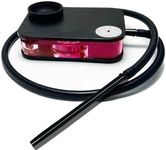 Hookah Hookahs Book Acrylic Hookah Set Flat Box Hooka ，QIQICI Portable Hookah Shisha with Hookahs Hose+Tongs+Magical Remote LED Ligh