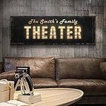 TAILORED CANVASES Theater Wall Deco