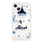 FancyCase for iPhone 14 Case (6.1inch)-Cute Castle Design with Carriage Style Cartoon Fairy Tale Pattern Flexible TPU Protective Clear Case Compatible with iPhone 14 (Castle&Carriage)