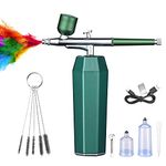 AW Cordless Airbrush Kit with Compressor Rechargeable Handheld Spray Gun Art Makeup