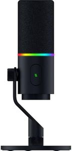 Razer Seiren V3 Pro Microphone — Dynamic USB Type C & XLR Streaming Mic, 32-bit Float Support, Built-in Audio DSP, AI Noise Removal, Shock Absorber & Pop Filter, Chroma RGB Lighting Ring — Black