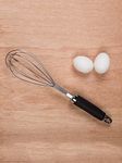 Sabichi Mono Whisk with Stainless Steel Head | Perfect for Whisking Sauces, Gravy or Eggs | Soft Comfortable Grip to Absorb Pressure | Balloon Shape for Optimal Whipping