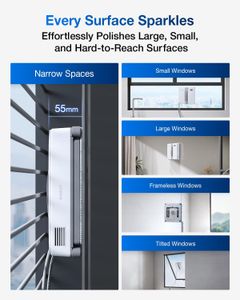 ECOVACS WINBOT Mini Window Cleaning Robot – Compact Automatic Cleaner