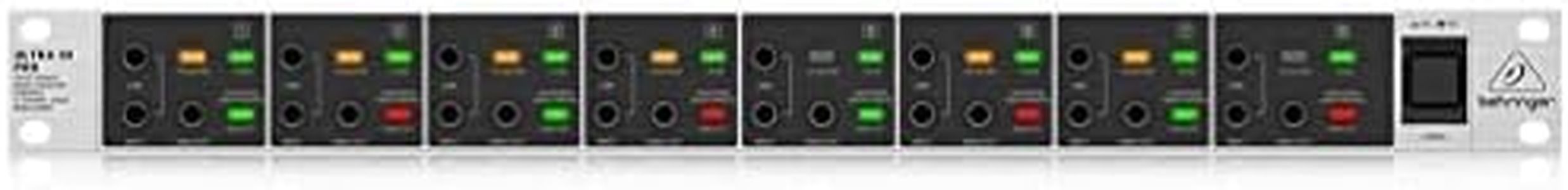 Behringer DI800 V2 Behringer Ultra-DI Pro DI800 V2 Professional Mains/Phantom Powered 8-Channel DI-Box