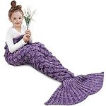 Mermaid Tail Blanket, Hand Crochet 