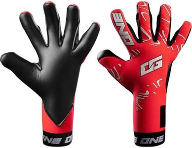 ONE OG1 Doubters Hyla SL (Strap Included) Goalkeeper Gloves Size 10.5 red/Black