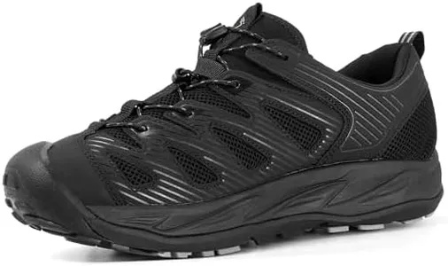 CC-Los Hiking Shoes for Women Lightweight Breathable Outdoor Sneakers Black 6.5-7