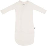 KYTE BABY Bundlers, Unisex Baby Sleeper Gowns, Rayon Made From Bamboo Material (Preemie, Oat)