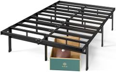 Zinus Justin 14 Inch Easy to Assemble Mattress Foundation, Steel Support, No Box Spring Needed, Full