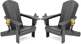 SERWALL Foldable Adirondack Chair S