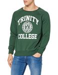 Trinity College Shirt With Trinity College Sign And Seal, Bottle Green Colour