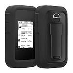 kwmobile Case Compatible with Garmin eTrex SE - GPS Handset Navigation System Soft Silicone Skin Protective Cover - Black