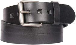 Gary Majdell Sport Men's 2" Genuine Leather Single Loop Dress Belt with Single Prong Metal Buckles - Classic and Fashion Design for an Everyday Use (Black, 40)