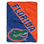 Northwest NCAA Florida Gators Unisex-Adult Micro Raschel Throw Blanket, 46" x 60", Halftone