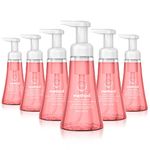 Method Foaming Hand Soap, Biodegradable Formula with Foaming Soap Dispenser Made of 100% Recycled Plastic, Pink Grapefruit Scent, 300 ml Soap Pump Bottles, 6 Pack