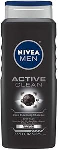 NIVEA FOR MEN Body Wash Active Clean 16.9 oz (Pack of 7)