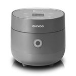 CUCKOO CR-0675F | 6-Cup (Uncooked) Micom Rice Cooker | 13 Menu Options: Quinoa, Oatmeal, Brown Rice & More, Touch-Screen, Nonstick Inner Pot | Gray (CR-0675FG)